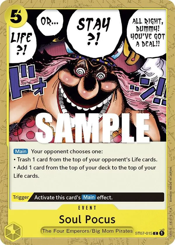 Soul Pocus — ST-07: Starter Deck 7 Big Mom Pirates — One Piece Card Game