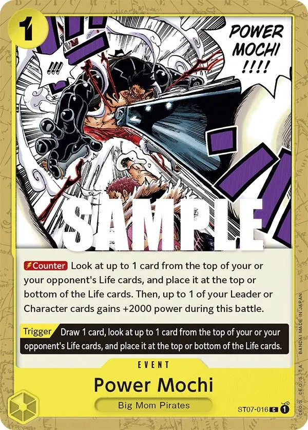 Power Mochi — ST-07: Starter Deck 7 Big Mom Pirates — One Piece Card Game