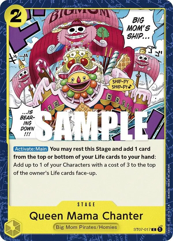 Queen Mama Chanter — ST-07: Starter Deck 7 Big Mom Pirates — One Piece Card Game