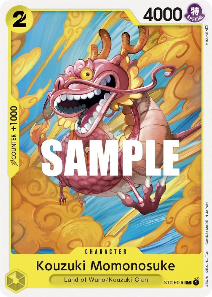 Kouzuki Momonosuke — ST-09: Starter Deck 9 Yamato — One Piece Card Game