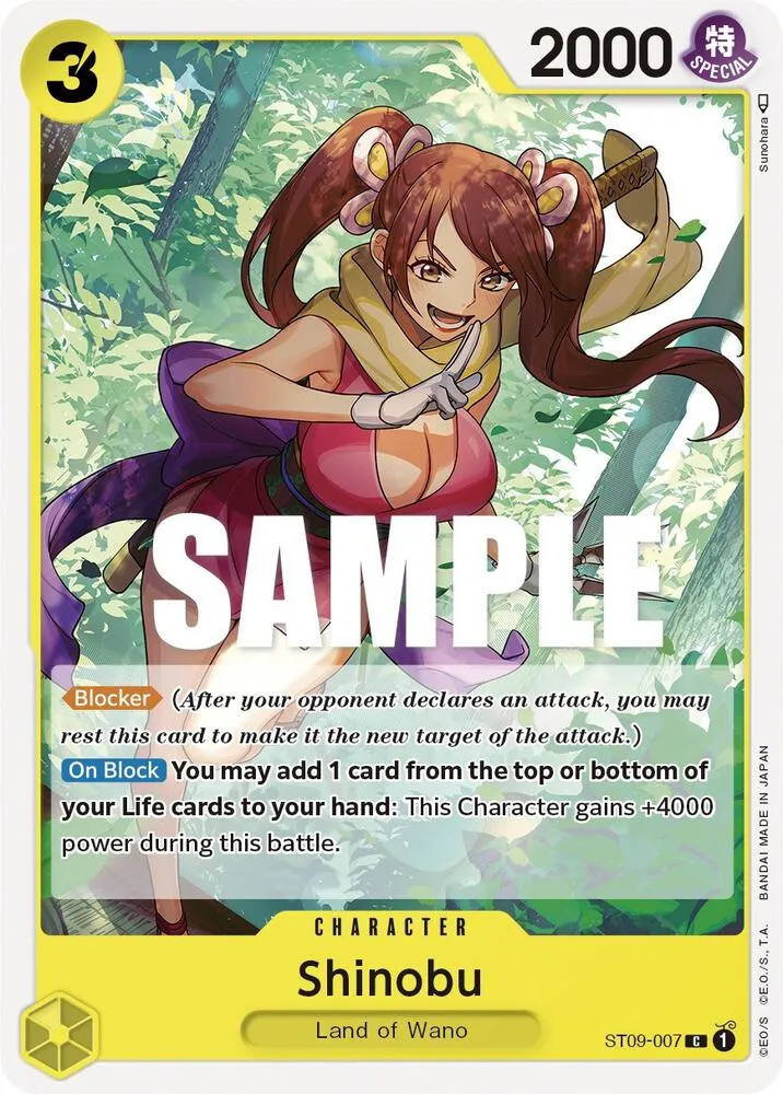 Shinobu — ST-09: Starter Deck 9 Yamato — One Piece Card Game