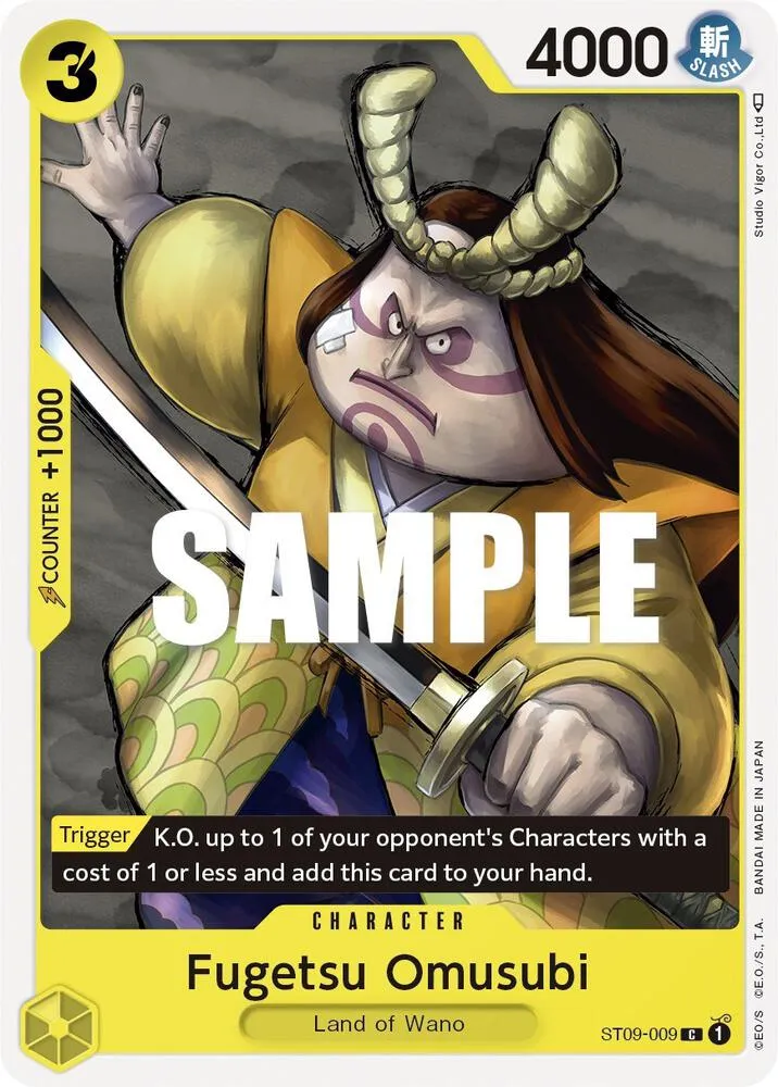 Fugetsu Omusubi — ST-09: Starter Deck 9 Yamato — One Piece Card Game