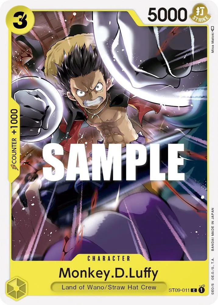 Monkey.D.Luffy — ST-09: Starter Deck 9 Yamato — One Piece Card Game