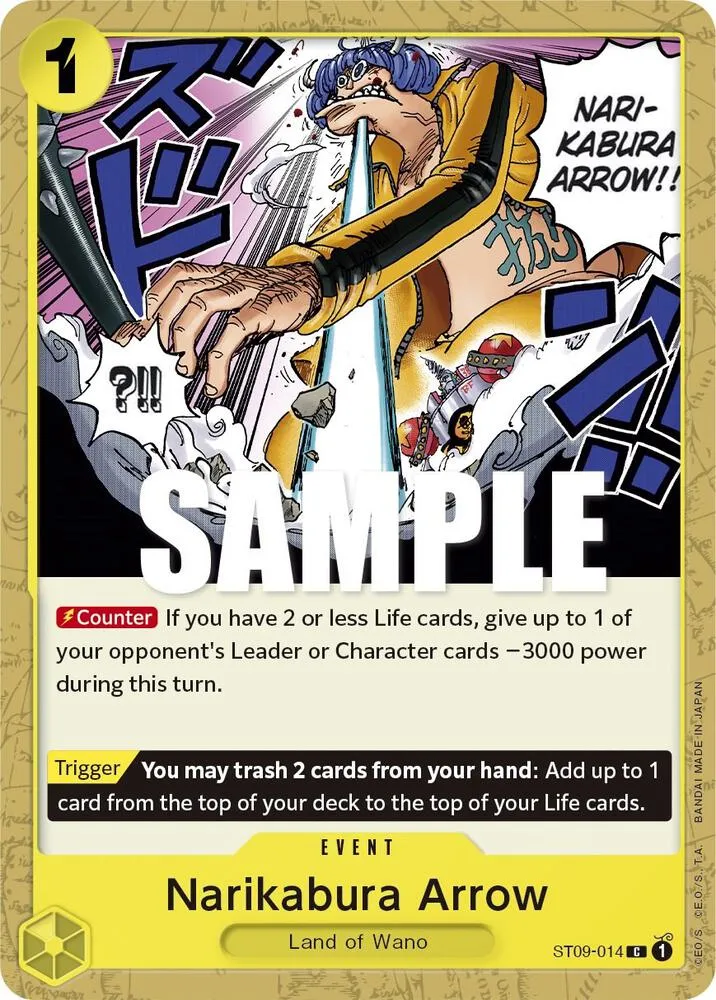 Narikabura Arrow — ST-09: Starter Deck 9 Yamato — One Piece Card Game
