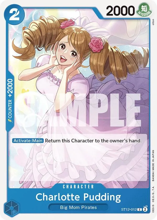 Charlotte Pudding from ST-12: Starter Deck 12 Zoro and Sanji - One Piece Card Game