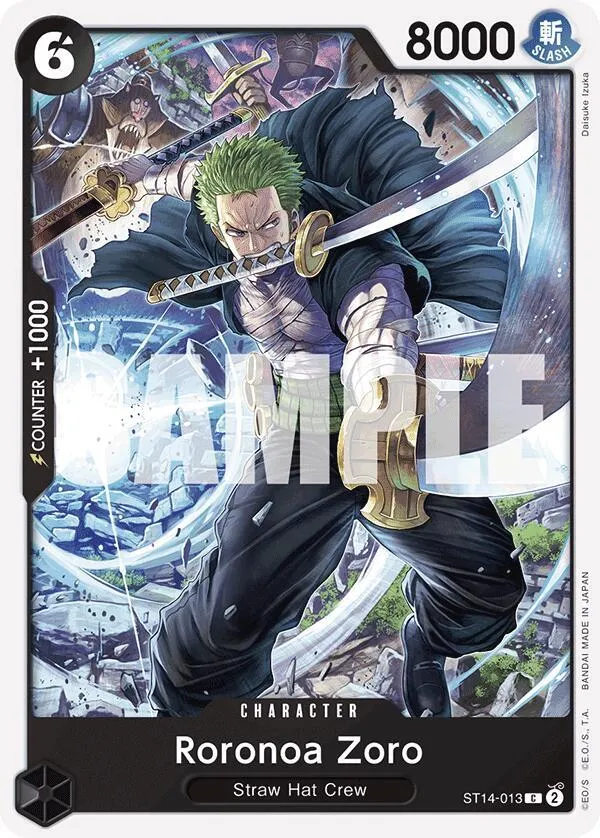 Roronoa Zoro — ST-14: Starter Deck 14 3D2Y — One Piece Card Game