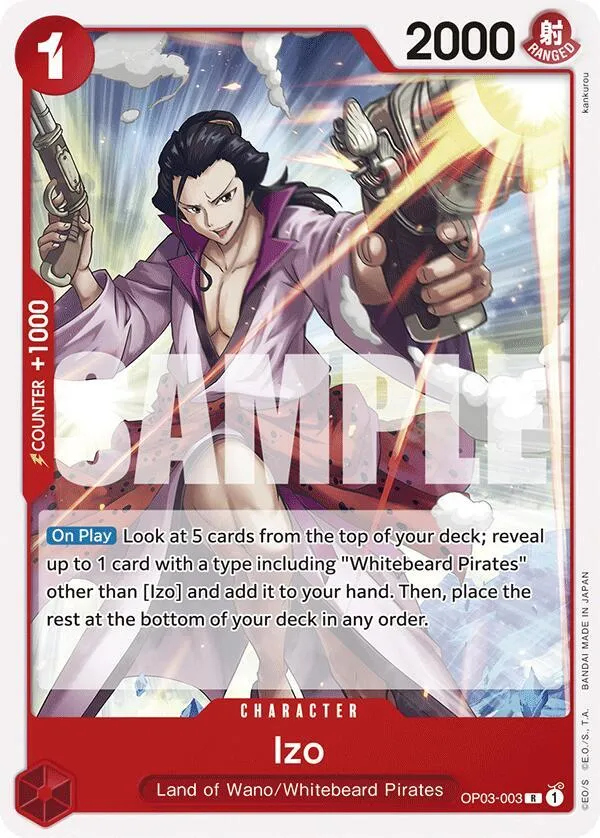 Izo — ST-15: Starter Deck 15 RED Edward.Newgate — One Piece Card Game