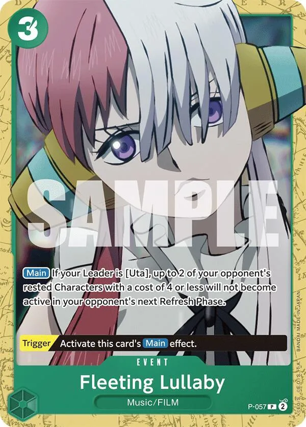 Fleeting Lullaby — ST-16: Starter Deck 16 GREEN Uta — One Piece Card Game