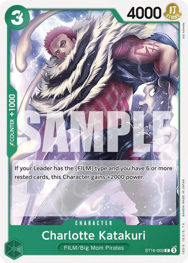 Charlotte Katakuri — ST-16: Starter Deck 16 GREEN Uta — One Piece Card Game