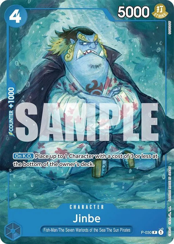 Jinbe — ST-17: Starter Deck 17 BLUE Donquixote Doflamingo — One Piece Card Game