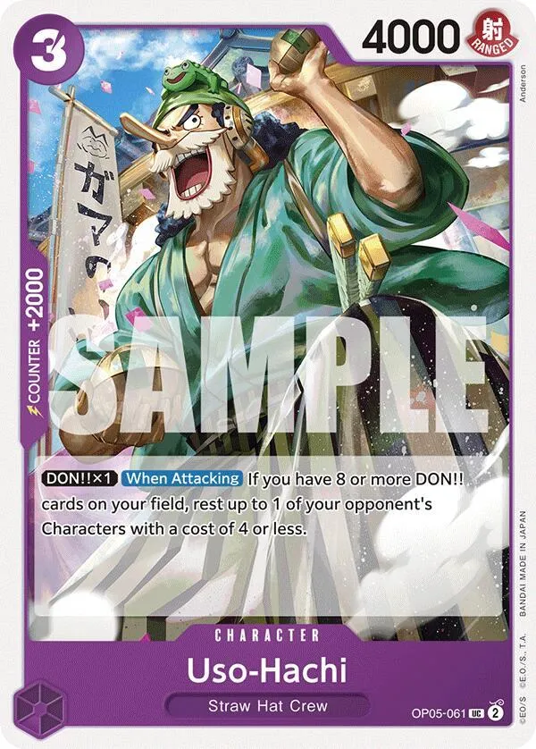 Uso-Hachi (OP05-061) — ST-18: Starter Deck 18 PURPLE Monkey.D.Luffy — One Piece Card Game