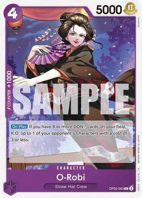 O-Robi — ST-18: Starter Deck 18 PURPLE Monkey.D.Luffy — One Piece Card Game