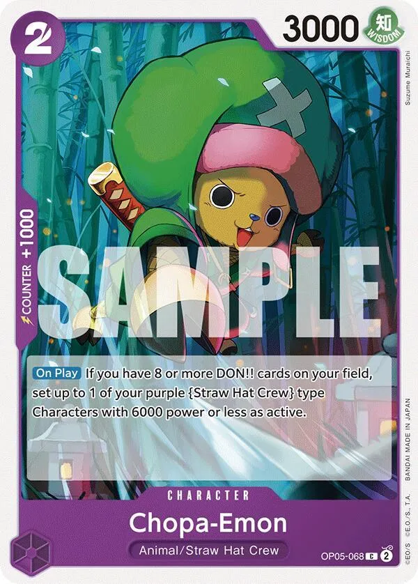 Chopa-Emon from ST-18: Starter Deck 18 PURPLE Monkey.D.Luffy - One Piece Card Game