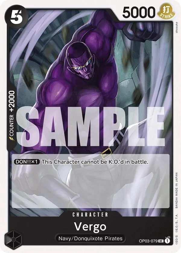 Vergo — ST-19: Starter Deck 19 BLACK Smoker — One Piece Card Game