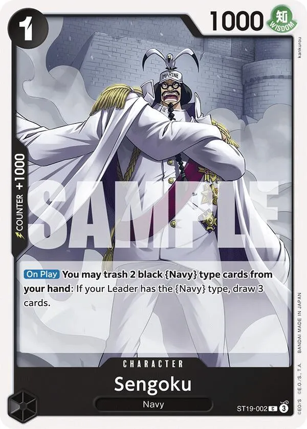 Sengoku — ST-19: Starter Deck 19 BLACK Smoker — One Piece Card Game