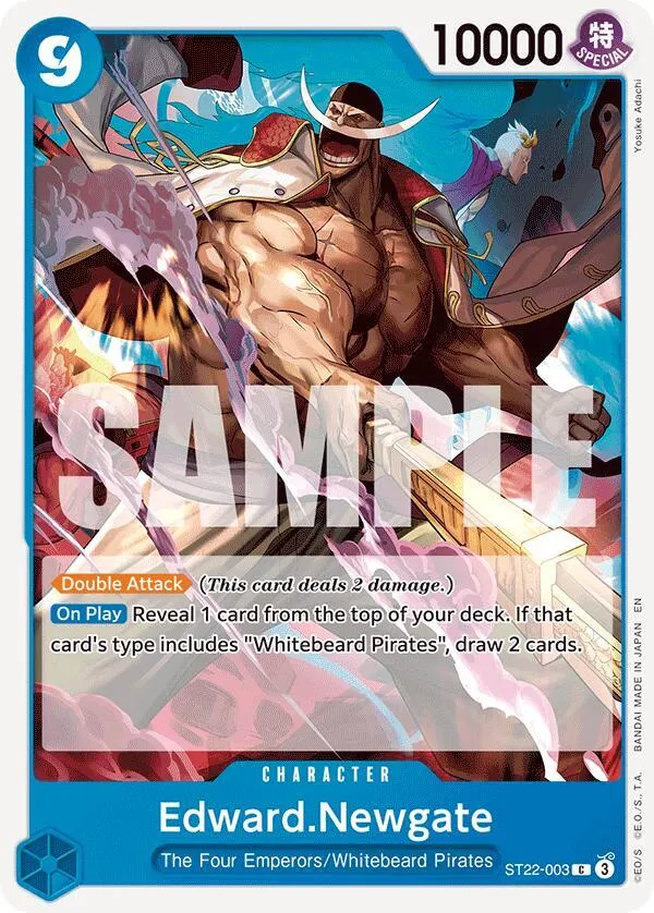Edward.Newgate — Starter Deck 22: Ace & Newgate — One Piece Card Game