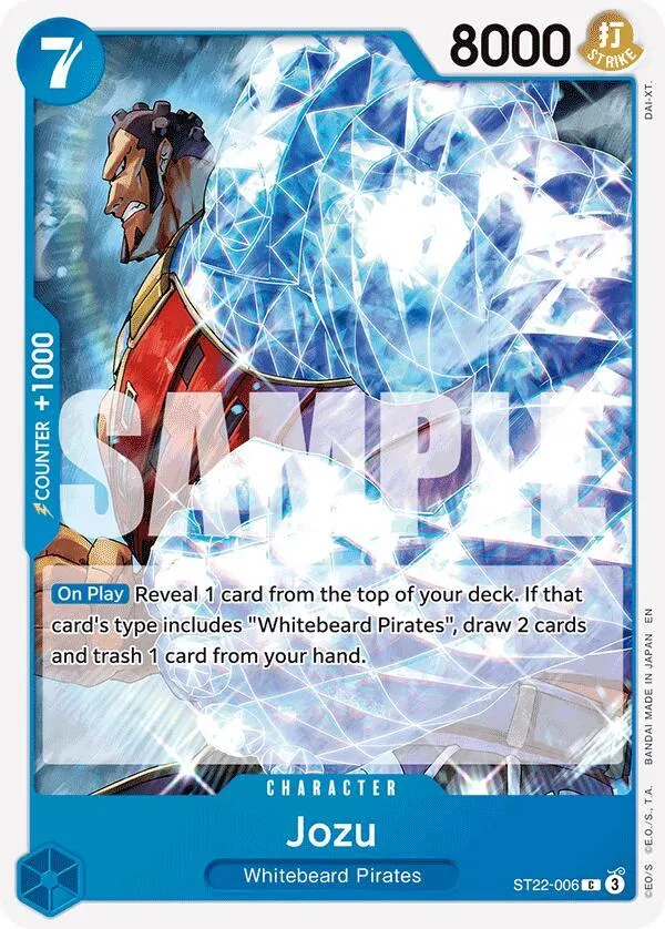 Jozu (ST22-006) from ST-22: Starter Deck 22 Ace & Newgate - One Piece Card Game