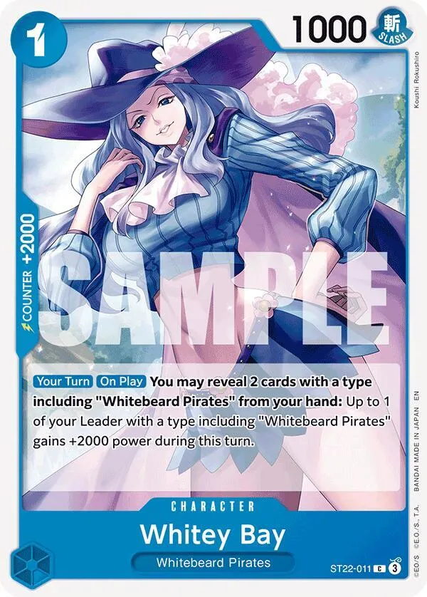 Whitey Bay — Starter Deck 22: Ace & Newgate — One Piece Card Game