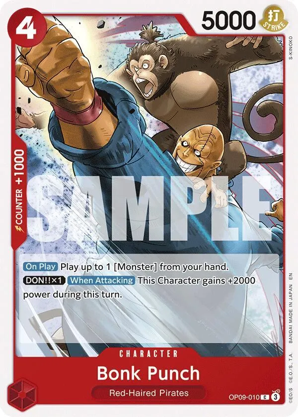 Bonk Punch (Reprint) — ST-23: Starter Deck 23 RED Shanks — One Piece Card Game