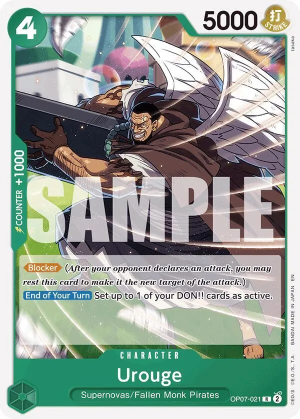 Urouge (Reprint) — ST-24: Starter Deck 24 GREEN Jewelry Bonney — One Piece Card Game