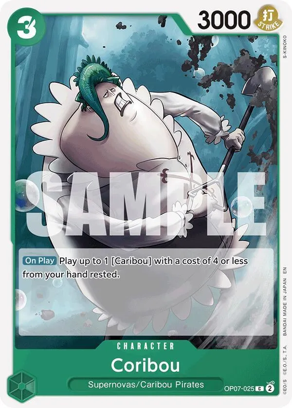 Coribou (Reprint) — ST-24: Starter Deck 24 GREEN Jewelry Bonney — One Piece Card Game
