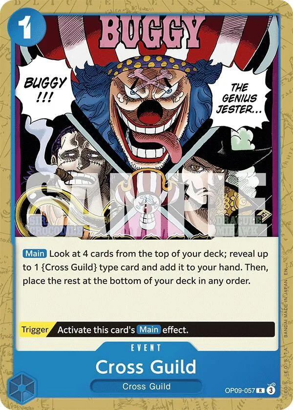 Cross Guild (OP09-057) — ST-25: Starter Deck 25 BLUE Buggy — One Piece Card Game