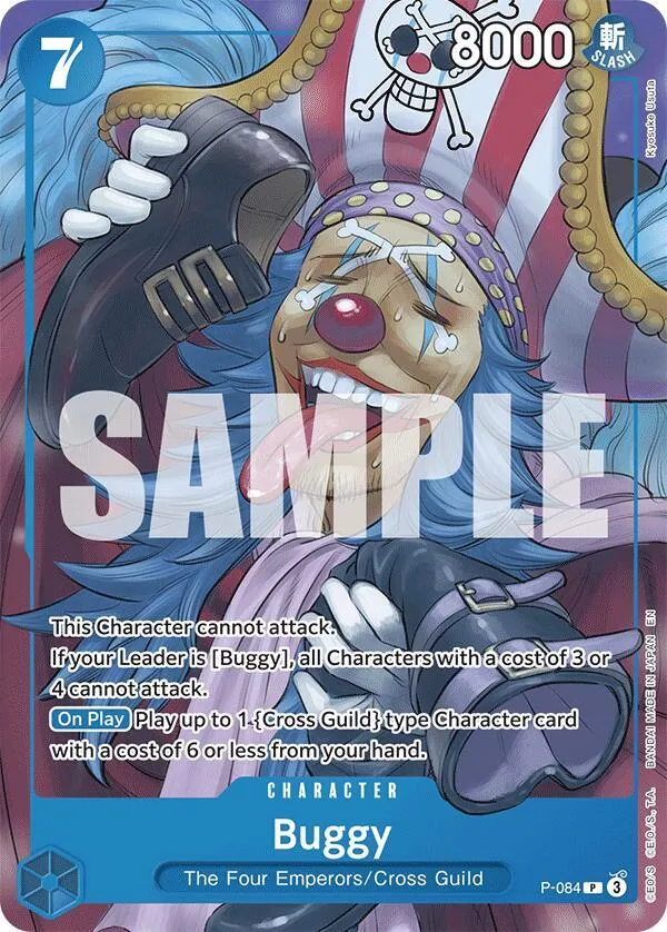 Buggy (Promo Reprint) — ST-25: Starter Deck 25 BLUE Buggy — One Piece Card Game