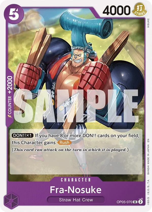 Fra-Nosuke (Reprint) — ST-26: Starter Deck 26 PURPLE/BLACK Monkey.D.Luffy — One Piece Card Game