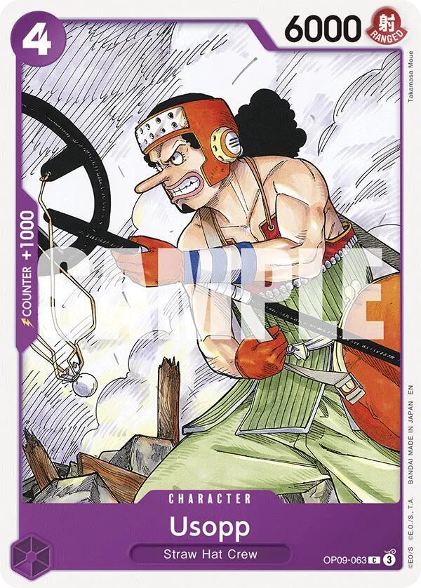 Usopp (Reprint) — ST-26: Starter Deck 26 PURPLE/BLACK Monkey.D.Luffy — One Piece Card Game
