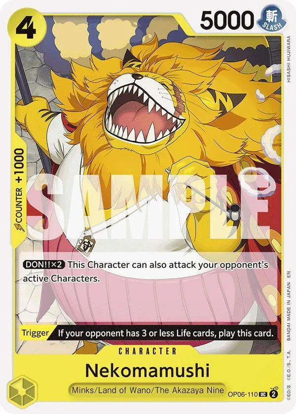 Nekomamushi (Reprint) — ST-28: Starter Deck 28 GREEN/YELLOW Yamato — One Piece Card Game