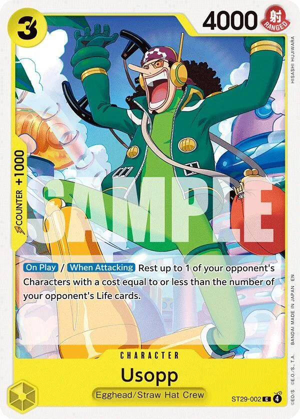 Usopp (ST29-002) — ST-29: Starter Deck 29 Egghead — One Piece Card Game