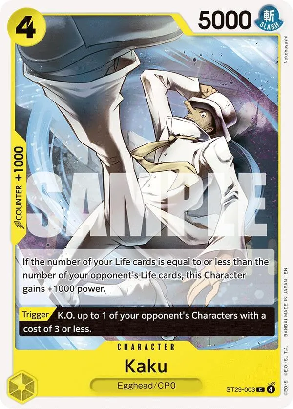 Kaku — ST-29: Starter Deck 29 Egghead — One Piece Card Game