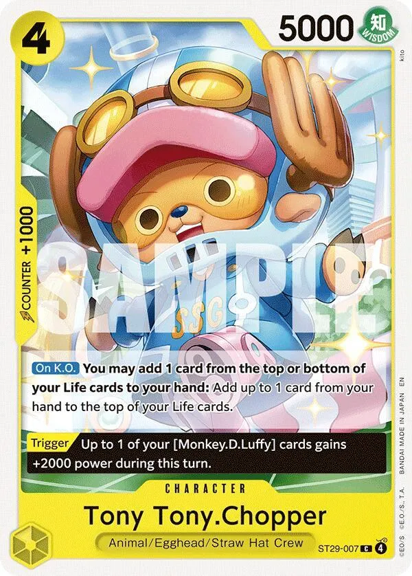 Tony Tony.Chopper — ST-29: Starter Deck 29 Egghead — One Piece Card Game