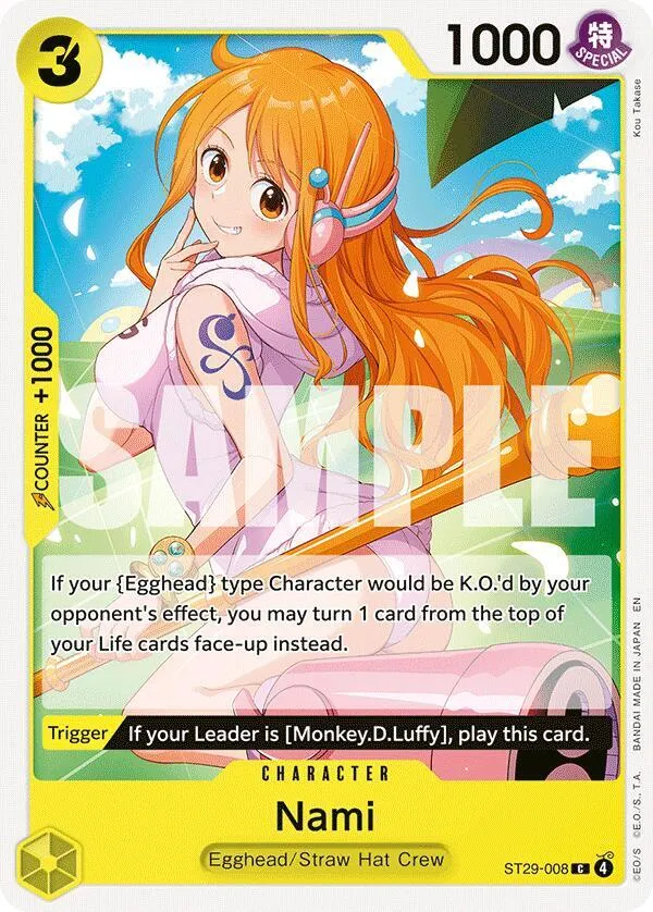 Nami — ST-29: Starter Deck 29 Egghead — One Piece Card Game