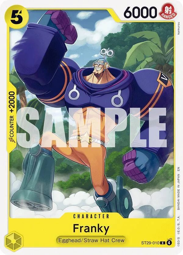 Franky (ST29-010) — ST-29: Starter Deck 29 Egghead — One Piece Card Game