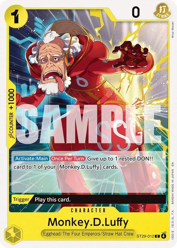 Monkey.D.Luffy (ST29-012) — ST-29: Starter Deck 29 Egghead — One Piece Card Game