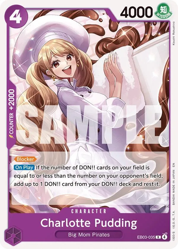 Charlotte Pudding — ST-34: Starter Deck 34 PURPLE Charlotte Katakuri — One Piece Card Game