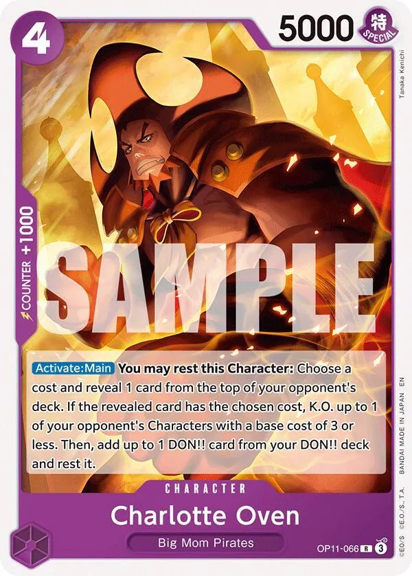 Charlotte Oven from ST-34: Starter Deck 34 PURPLE Charlotte Katakuri - One Piece Card Game
