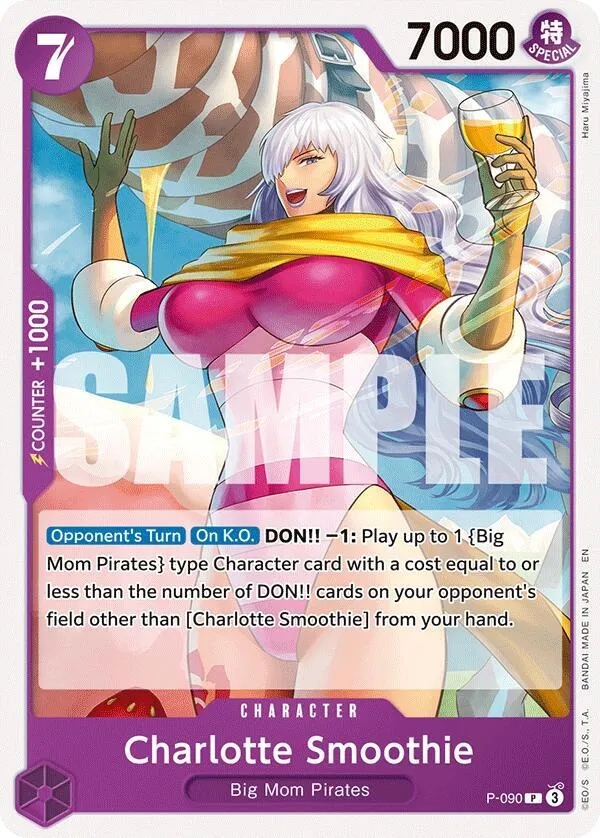 Charlotte Smoothie — ST-34: Starter Deck 34 PURPLE Charlotte Katakuri — One Piece Card Game