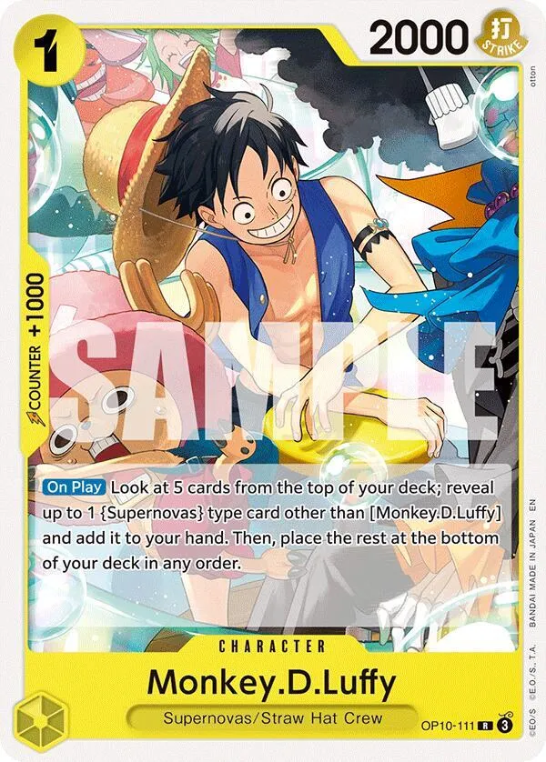 Monkey.D.Luffy — ST-36: Starter Deck 36 YELLOW Eustass"Captain"Kid — One Piece Card Game