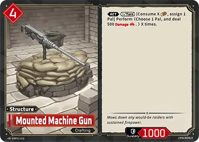 Mounted Machine Gun — Dawn of Palpagos — Palworld TCG