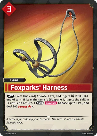 Foxparks' Harness — Dawn of Palpagos — Palworld TCG