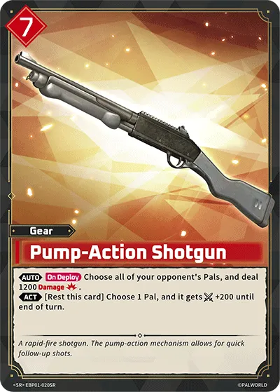 Pump-Action Shotgun — Dawn of Palpagos — Palworld TCG