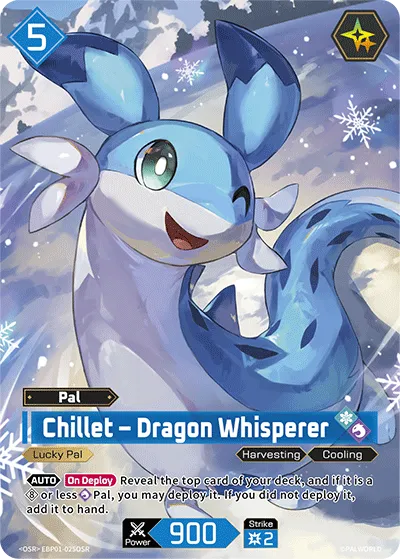 Chillet – Dragon Whisperer — Dawn of Palpagos — Palworld TCG