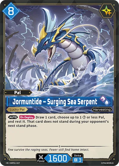 Jormuntide – Surging Sea Serpent — Dawn of Palpagos — Palworld TCG