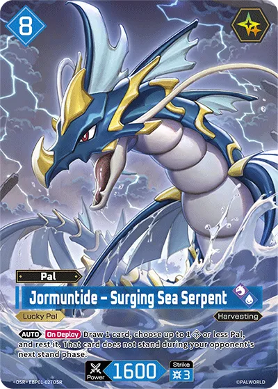 Jormuntide – Surging Sea Serpent — Dawn of Palpagos — Palworld TCG