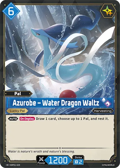 Azurobe – Water Dragon Waltz — Dawn of Palpagos — Palworld TCG
