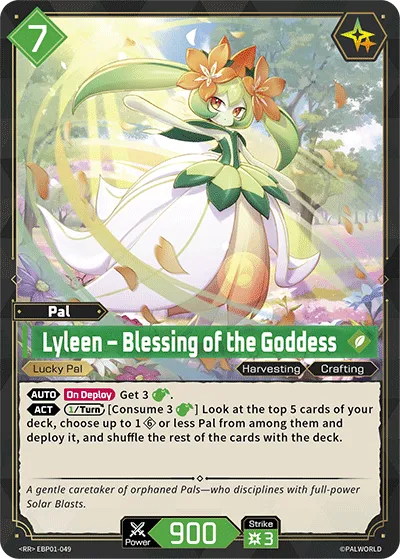 Lyleen – Blessing of the Goddess — Dawn of Palpagos — Palworld TCG