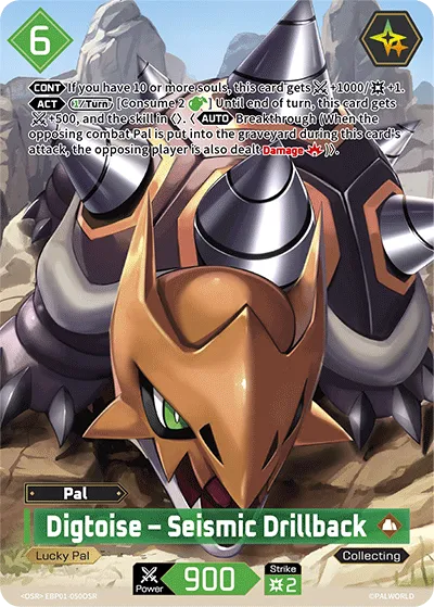 Digtoise – Seismic Drillback — Dawn of Palpagos — Palworld TCG