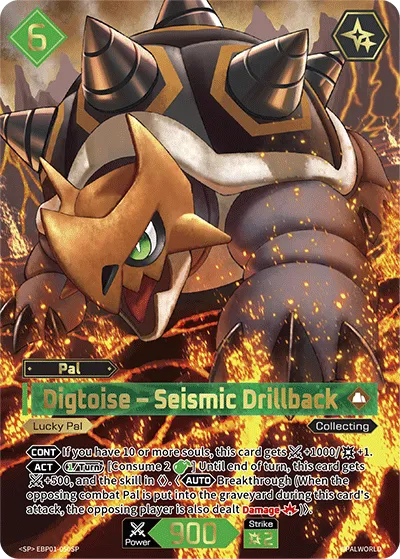 Digtoise – Seismic Drillback — Dawn of Palpagos — Palworld TCG